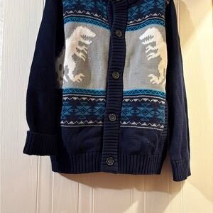Gymboree Navy and Blue Dinosaur sweater